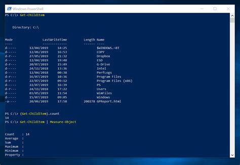 xls files, but disregards the case of the file extension. . Powershell count files